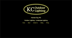 Desktop Screenshot of kcoutdoorlighting.com
